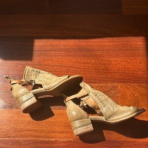 A.S. 98 markie open toe booties size 36